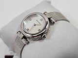 Buy Shop Gucci Diamantissima Quartz Diamonds Mother of Pearl Dial Silver Mesh Bracelet Watch for Women - YA141504 USA Online