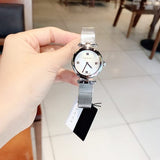 Buy Shop Gucci Diamantissima Quartz Diamonds Mother of Pearl Dial Silver Mesh Bracelet Watch for Women - YA141504 USA Online