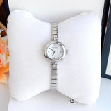 Buy Shop Gucci Diamantissima Quartz Diamonds White Dial Silver Steel Strap Watch For Women - YA141503 USA Online
