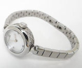 Buy Shop Gucci Diamantissima Quartz Diamonds White Dial Silver Steel Strap Watch For Women - YA141503 USA Online