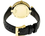 Buy Shop Gucci Diamantissima Quartz Mother of Pearl Dial Black Leather Strap Watch for Women - YA141404 USA Online