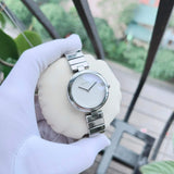 Buy Shop Gucci Diamantissima Quartz White Dial Silver Steel Strap Watch For Women - YA141402 USA Online