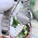 Buy Shop Gucci Diamantissima Quartz White Dial Silver Steel Strap Watch For Women - YA141402 USA Online