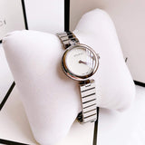 Buy Shop Gucci Diamantissima Quartz White Dial Silver Steel Strap Watch For Women - YA141402 USA Online