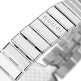 Buy Shop Gucci Diamantissima Quartz White Dial Silver Steel Strap Watch For Women - YA141402 USA Online