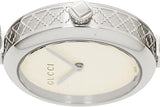 Buy Shop Gucci Diamantissima Quartz White Dial Silver Steel Strap Watch For Women - YA141402 USA Online