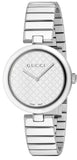 Buy Shop Gucci Diamantissima Quartz White Dial Silver Steel Strap Watch For Women - YA141402 USA Online