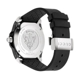 Buy Shop Gucci Dive Analog Quartz Black Dial Black Rubber Strap Watch For Men - YA136204 USA Online