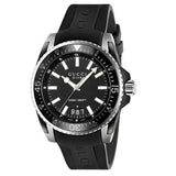 Buy Shop Gucci Dive Analog Quartz Black Dial Black Rubber Strap Watch For Men - YA136204 USA Online