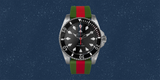 Buy Shop Gucci Dive Automatic Black Dial Two Tone Rubber Strap Watch for Men - YA136349 USA Online