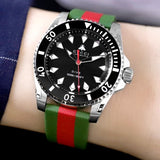 Buy Shop Gucci Dive Automatic Black Dial Two Tone Rubber Strap Watch for Men - YA136349 USA Online