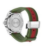 Buy Shop Gucci Dive Automatic Black Dial Two Tone Rubber Strap Watch for Men - YA136349 USA Online