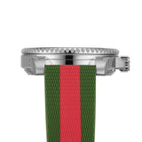 Buy Shop Gucci Dive Automatic Black Dial Two Tone Rubber Strap Watch for Men - YA136349 USA Online