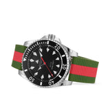 Buy Shop Gucci Dive Automatic Black Dial Two Tone Rubber Strap Watch for Men - YA136349 USA Online