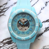 Buy Shop Gucci Dive Automatic Green Dial Green Rubber Strap Unisex Watch - YA136344 USA Online