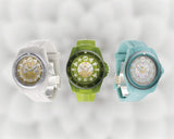 Buy Shop Gucci Dive Automatic Green Dial Green Rubber Strap Unisex Watch - YA136344 USA Online