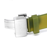 Buy Shop Gucci Dive Automatic Green Dial Green Rubber Strap Unisex Watch - YA136345 USA Online