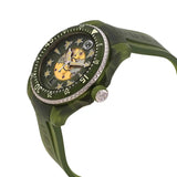 Buy Shop Gucci Dive Automatic Green Dial Green Rubber Strap Unisex Watch - YA136345 USA Online