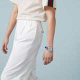 Buy Shop Gucci Dive Automatic Grey Dial Two Tone Rubber Strap Watch for Men - YA136352 USA Online