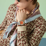 Buy Shop Gucci Dive Automatic Orange Dial Silver Steel Strap Watch for Men - YA136355 USA Online