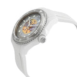 Buy Shop Gucci Dive Automatic Transparent Dial White Rubber Strap Watch For Men - YA136343 USA Online