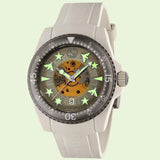 Buy Shop Gucci Dive Automatic Transparent Dial White Rubber Strap Watch For Men - YA136343 USA Online