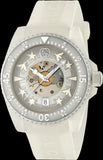 Buy Shop Gucci Dive Automatic Transparent Dial White Rubber Strap Watch For Men - YA136343 USA Online