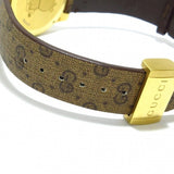 Buy Shop Gucci Dive Doraemon Brown Dial Brown Leather Strap Watch For Men - YA136334 USA Online