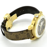 Buy Shop Gucci Dive Doraemon Brown Dial Brown Leather Strap Watch For Men - YA136334 USA Online