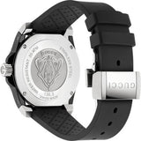 Buy Shop Gucci Dive Quartz Black Dial Black Rubber Strap Watch For Men - YA136303 USA Online