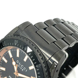Buy Shop Gucci Dive Quartz Black Dial Black Steel Strap Watch For Men - YA136213 USA Online
