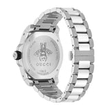 Buy Shop Gucci Dive Quartz Black Dial Silver Steel Strap Watch For Men - YA136221 USA Online