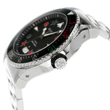 Buy Shop Gucci Dive Quartz Black Dial Silver Steel Strap Watch For Men - YA136221 USA Online