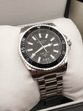 Buy Shop Gucci Dive Quartz Black Dial Silver Steel Strap Watch For Men - YA136301A USA Online