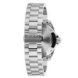 Buy Shop Gucci Dive Quartz Black Dial Silver Steel Strap Watch For Men - YA136301A USA Online
