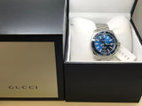 Buy Shop Gucci Dive Quartz Blue Dial Silver Steel Strap Watch For Men - YA136311 USA Online