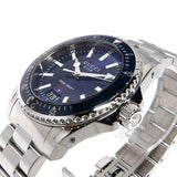 Buy Shop Gucci Dive Quartz Blue Dial Silver Steel Strap Watch For Men - YA136311 USA Online