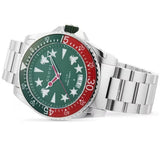 Buy Shop Gucci Dive Quartz Green Dial Silver Steel Strap Watch For Men - YA136222 USA Online