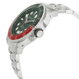Buy Shop Gucci Dive Quartz Green Dial Silver Steel Strap Watch For Men - YA136222 USA Online