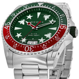 Buy Shop Gucci Dive Quartz Green Dial Silver Steel Strap Watch For Men - YA136222 USA Online
