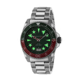 Buy Shop Gucci Dive Quartz Green Dial Silver Steel Strap Watch For Men - YA136222 USA Online