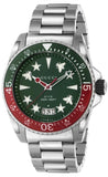 Buy Shop Gucci Dive Quartz Green Dial Silver Steel Strap Watch For Men - YA136222 USA Online