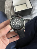 Buy Shop Gucci Dive Quartz Kingsnake Black Dial Black Rubber Strap Watch For Men - YA136217 USA Online