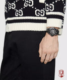 Buy Shop Gucci Dive Quartz Kingsnake Black Dial Black Rubber Strap Watch For Men - YA136217 USA Online