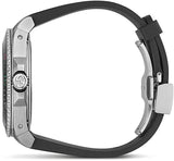 Buy Shop Gucci Dive Quartz Kingsnake Black Dial Black Rubber Strap Watch For Men - YA136217 USA Online