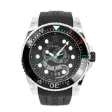 Buy Shop Gucci Dive Quartz Kingsnake Black Dial Black Rubber Strap Watch For Men - YA136217 USA Online