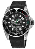 Buy Shop Gucci Dive Quartz Kingsnake Black Dial Black Rubber Strap Watch For Men - YA136217 USA Online