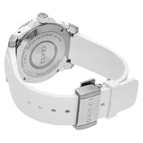 Buy Shop Gucci Dive Quartz White Dial White Rubber Strap Watch For Men - YA136330 USA Online