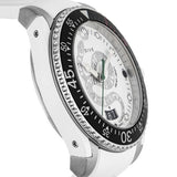 Buy Shop Gucci Dive Quartz White Dial White Rubber Strap Watch For Men - YA136330 USA Online