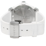 Buy Shop Gucci Dive Quartz White Dial White Rubber Strap Watch For Men - YA136337 USA Online